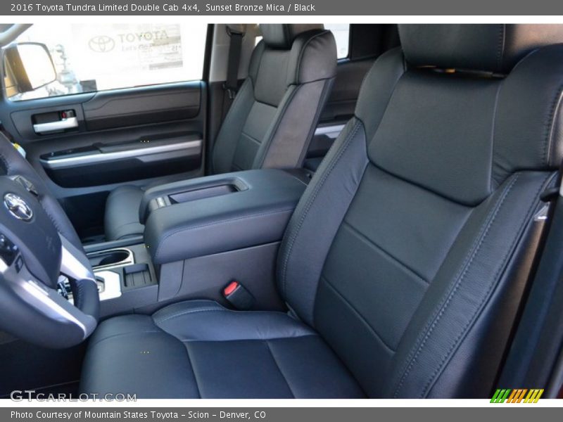 Front Seat of 2016 Tundra Limited Double Cab 4x4