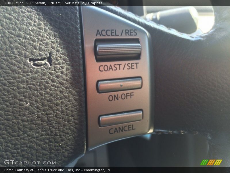 Brilliant Silver Metallic / Graphite 2003 Infiniti G 35 Sedan