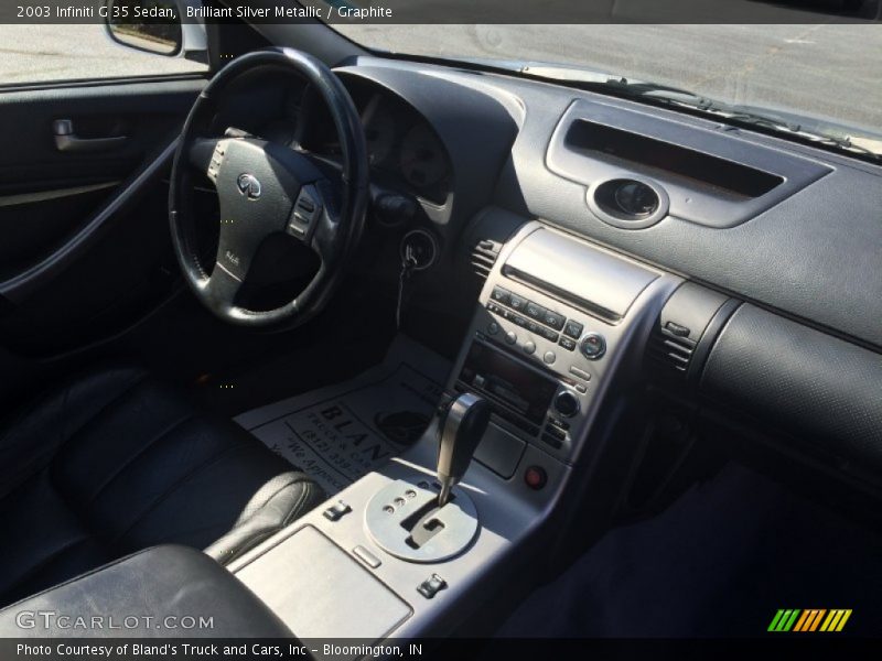 Brilliant Silver Metallic / Graphite 2003 Infiniti G 35 Sedan