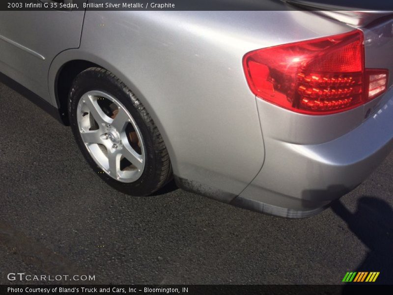 Brilliant Silver Metallic / Graphite 2003 Infiniti G 35 Sedan