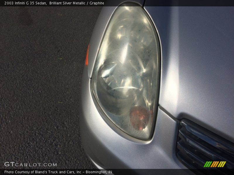 Brilliant Silver Metallic / Graphite 2003 Infiniti G 35 Sedan