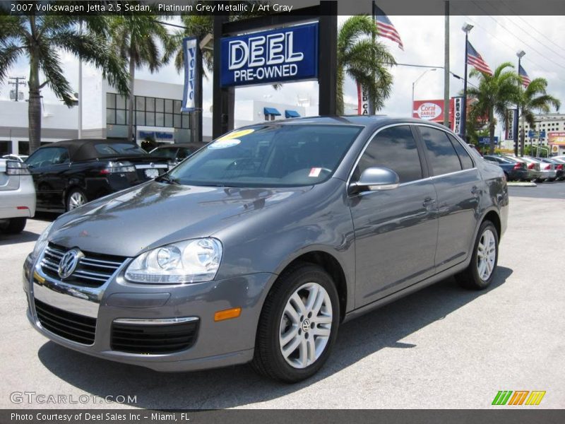 Platinum Grey Metallic / Art Gray 2007 Volkswagen Jetta 2.5 Sedan