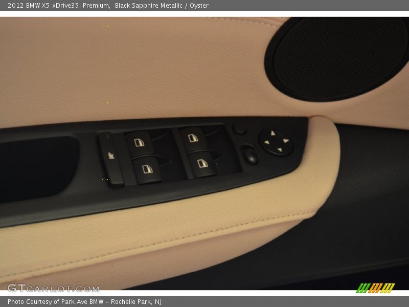 Black Sapphire Metallic / Oyster 2012 BMW X5 xDrive35i Premium