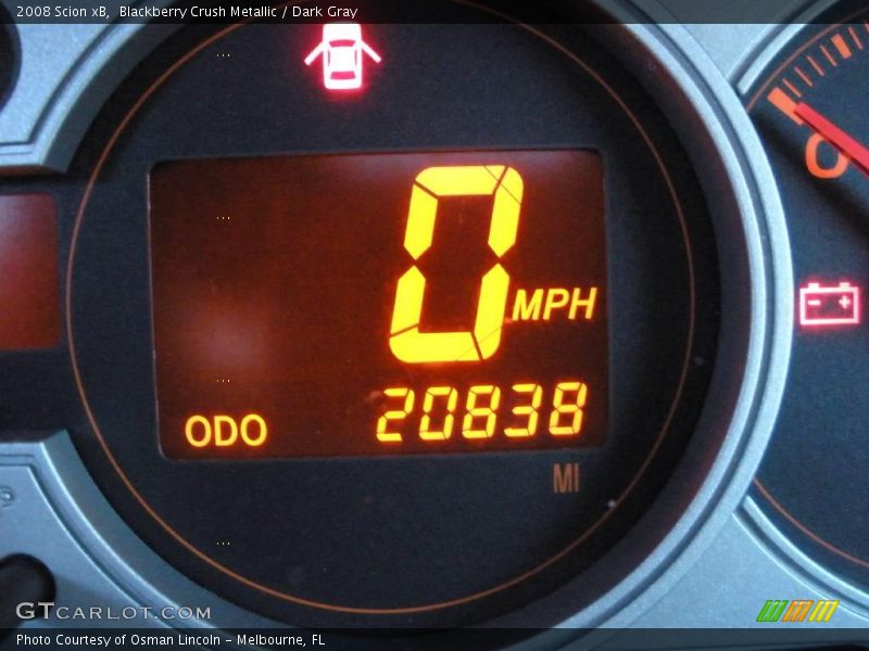 Blackberry Crush Metallic / Dark Gray 2008 Scion xB
