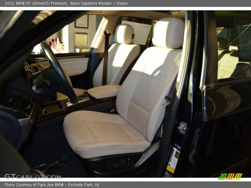 Black Sapphire Metallic / Oyster 2012 BMW X5 xDrive35i Premium