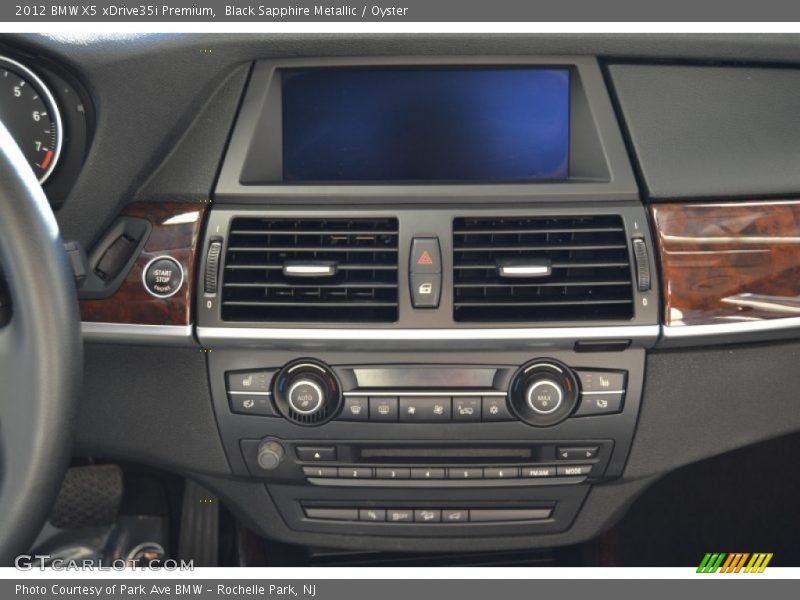 Black Sapphire Metallic / Oyster 2012 BMW X5 xDrive35i Premium