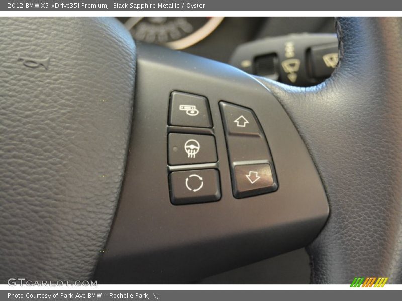 Black Sapphire Metallic / Oyster 2012 BMW X5 xDrive35i Premium