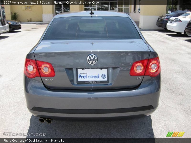 Platinum Grey Metallic / Art Gray 2007 Volkswagen Jetta 2.5 Sedan