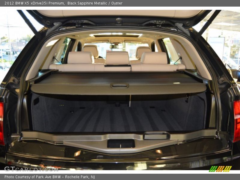 Black Sapphire Metallic / Oyster 2012 BMW X5 xDrive35i Premium