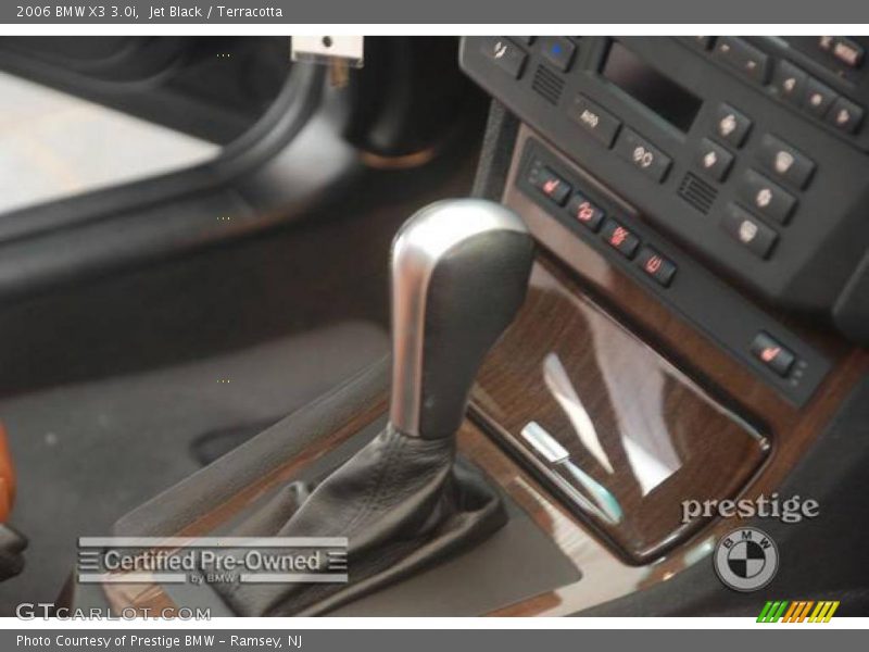 Jet Black / Terracotta 2006 BMW X3 3.0i