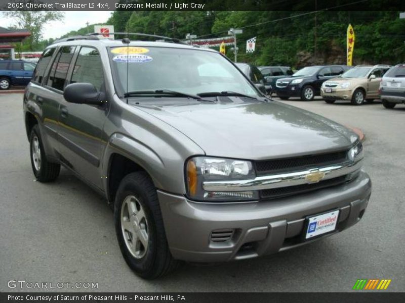 Graystone Metallic / Light Gray 2005 Chevrolet TrailBlazer LS 4x4