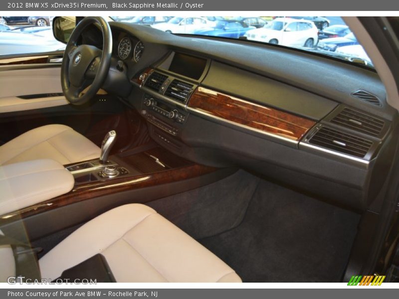 Black Sapphire Metallic / Oyster 2012 BMW X5 xDrive35i Premium