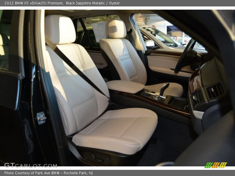 Black Sapphire Metallic / Oyster 2012 BMW X5 xDrive35i Premium