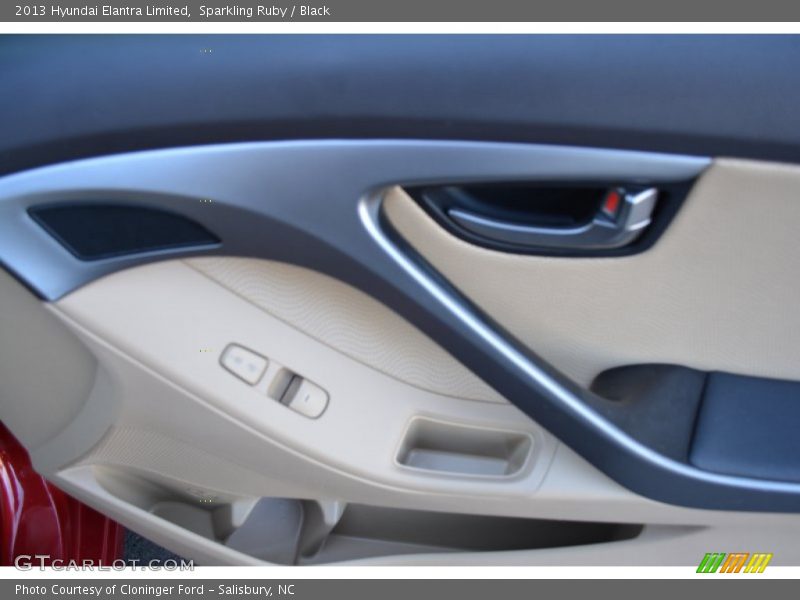 Sparkling Ruby / Black 2013 Hyundai Elantra Limited