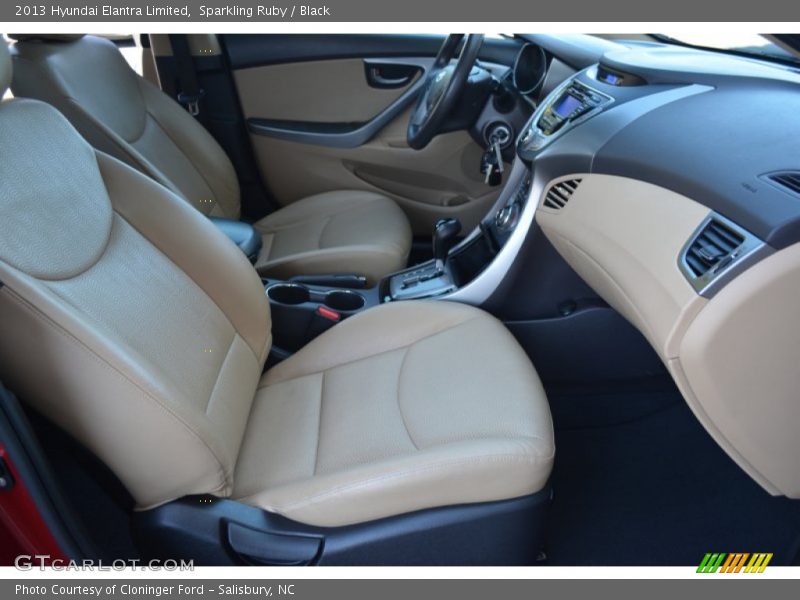 Sparkling Ruby / Black 2013 Hyundai Elantra Limited