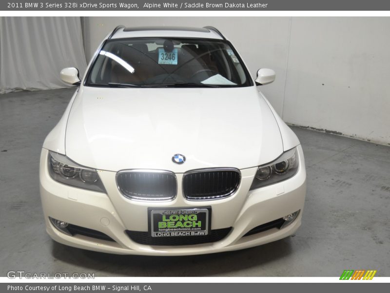 Alpine White / Saddle Brown Dakota Leather 2011 BMW 3 Series 328i xDrive Sports Wagon