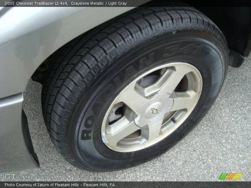 Graystone Metallic / Light Gray 2005 Chevrolet TrailBlazer LS 4x4