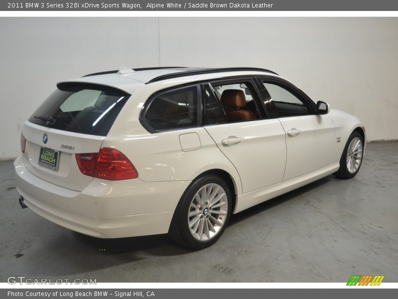 Alpine White / Saddle Brown Dakota Leather 2011 BMW 3 Series 328i xDrive Sports Wagon