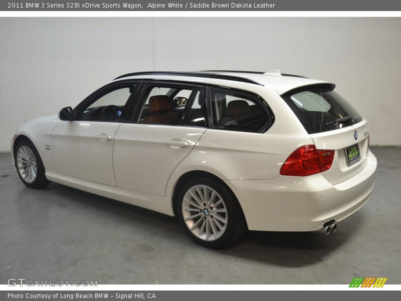 Alpine White / Saddle Brown Dakota Leather 2011 BMW 3 Series 328i xDrive Sports Wagon