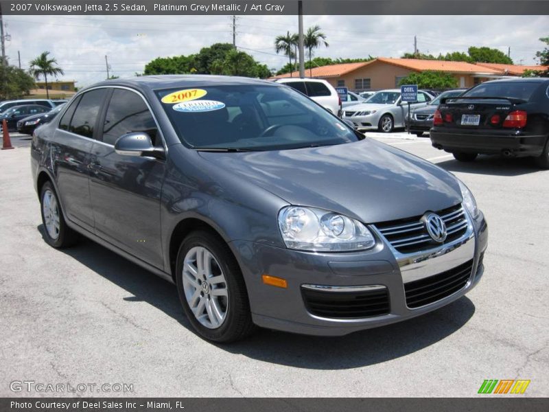 Platinum Grey Metallic / Art Gray 2007 Volkswagen Jetta 2.5 Sedan