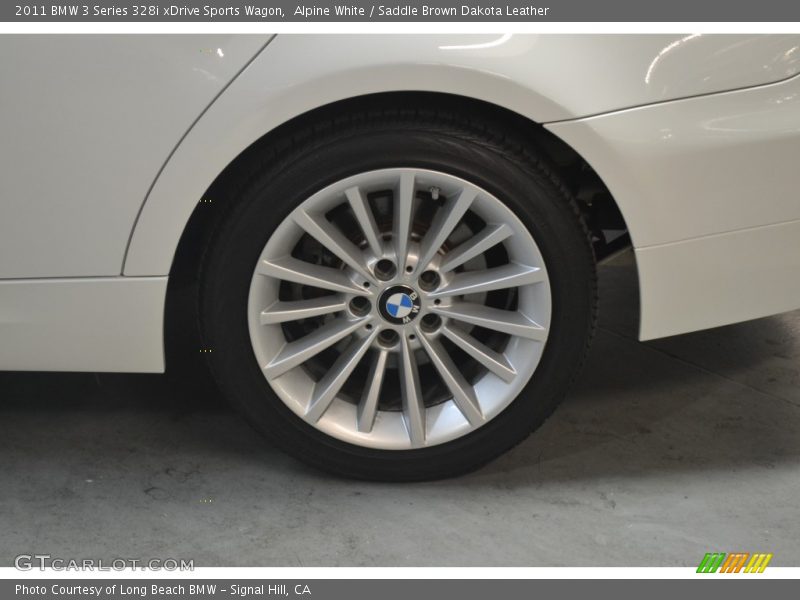 Alpine White / Saddle Brown Dakota Leather 2011 BMW 3 Series 328i xDrive Sports Wagon