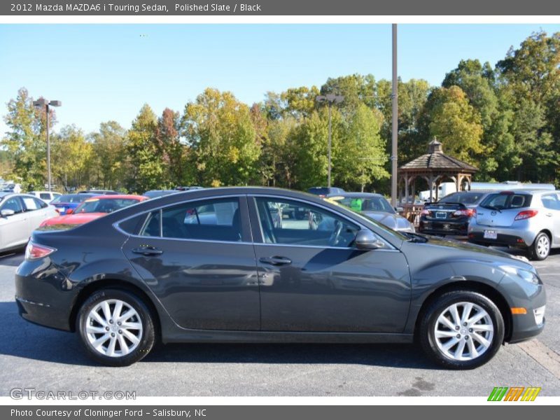 Polished Slate / Black 2012 Mazda MAZDA6 i Touring Sedan