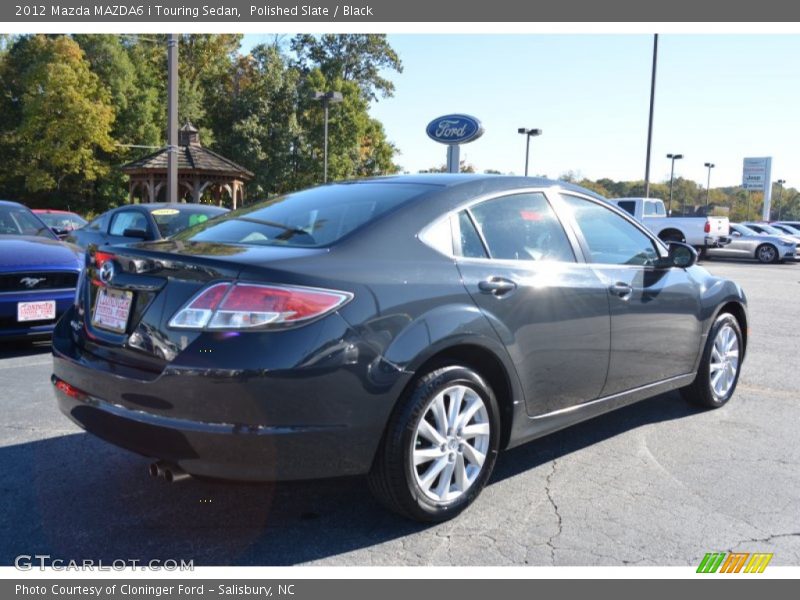 Polished Slate / Black 2012 Mazda MAZDA6 i Touring Sedan