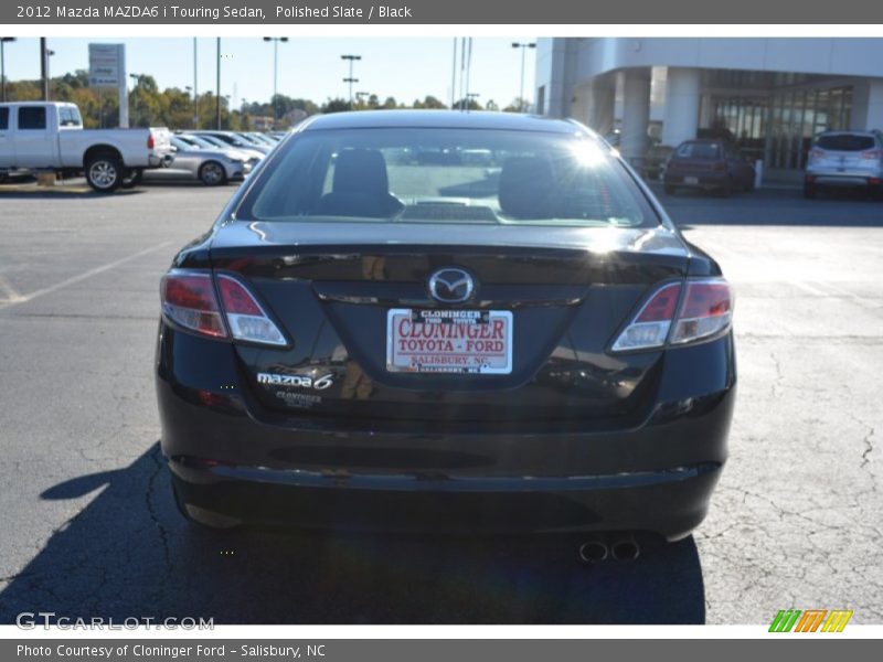 Polished Slate / Black 2012 Mazda MAZDA6 i Touring Sedan