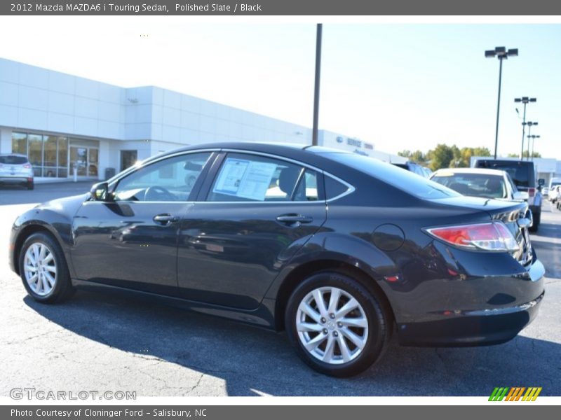 Polished Slate / Black 2012 Mazda MAZDA6 i Touring Sedan