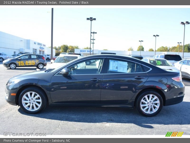 Polished Slate / Black 2012 Mazda MAZDA6 i Touring Sedan