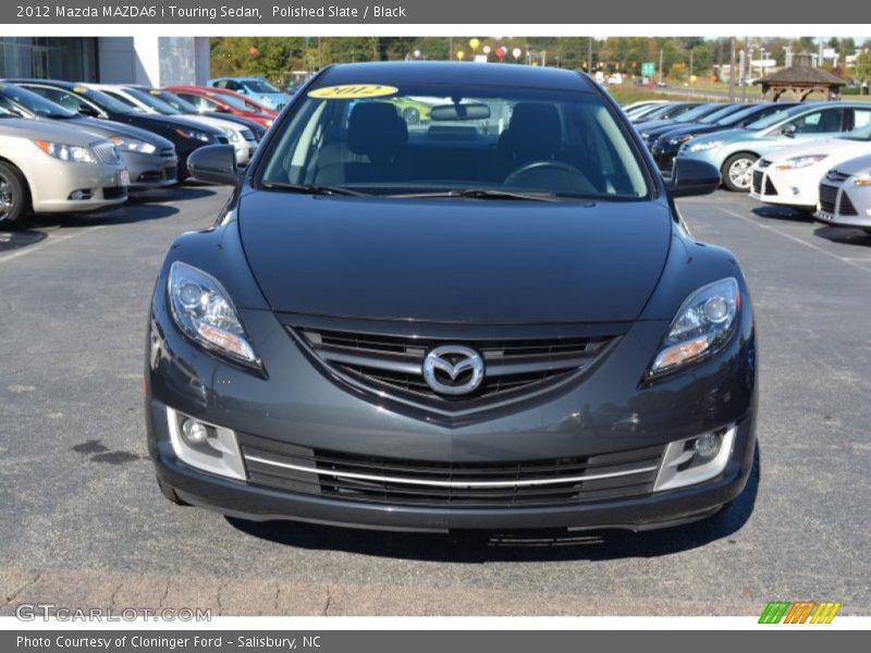 Polished Slate / Black 2012 Mazda MAZDA6 i Touring Sedan