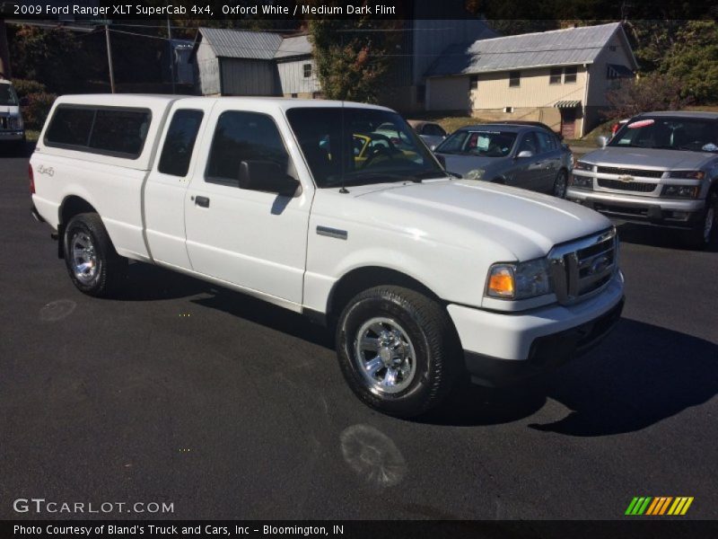 Oxford White / Medium Dark Flint 2009 Ford Ranger XLT SuperCab 4x4
