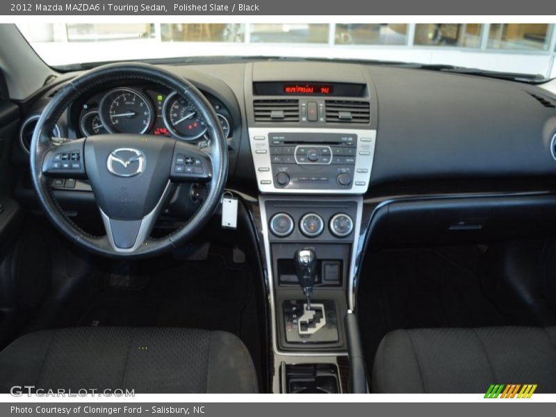 Polished Slate / Black 2012 Mazda MAZDA6 i Touring Sedan