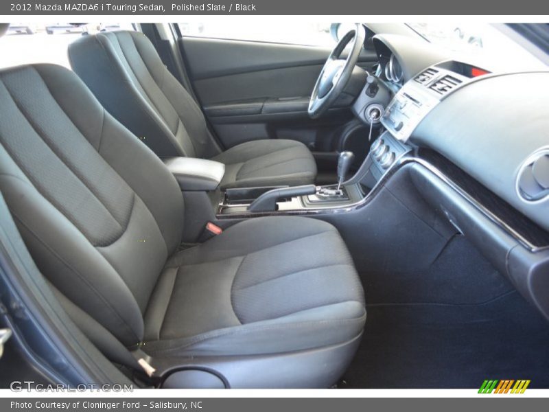 Polished Slate / Black 2012 Mazda MAZDA6 i Touring Sedan