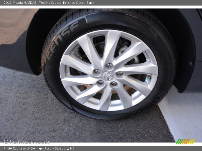 Polished Slate / Black 2012 Mazda MAZDA6 i Touring Sedan