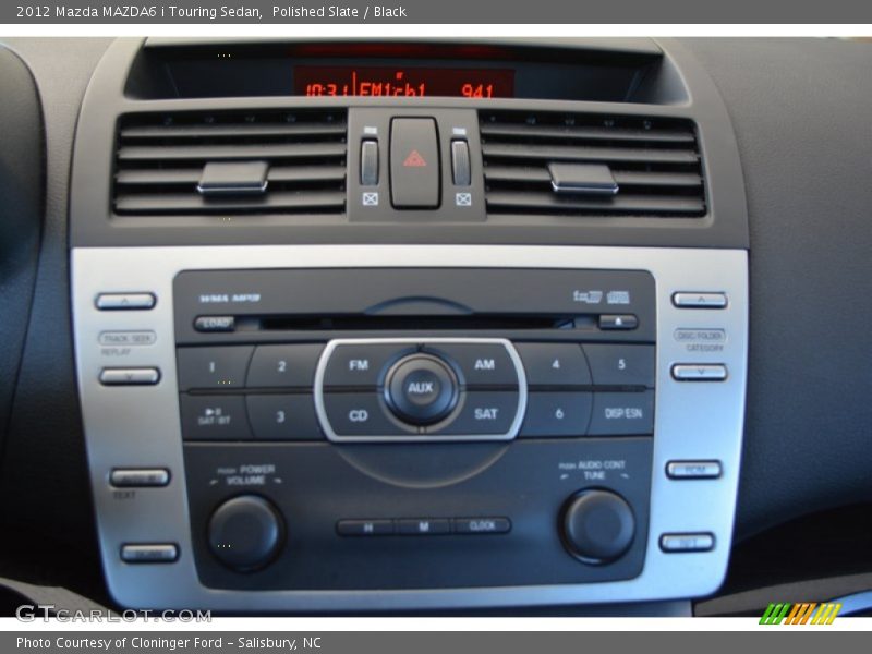 Polished Slate / Black 2012 Mazda MAZDA6 i Touring Sedan