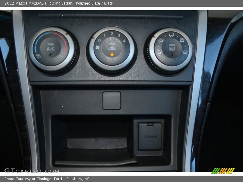 Polished Slate / Black 2012 Mazda MAZDA6 i Touring Sedan