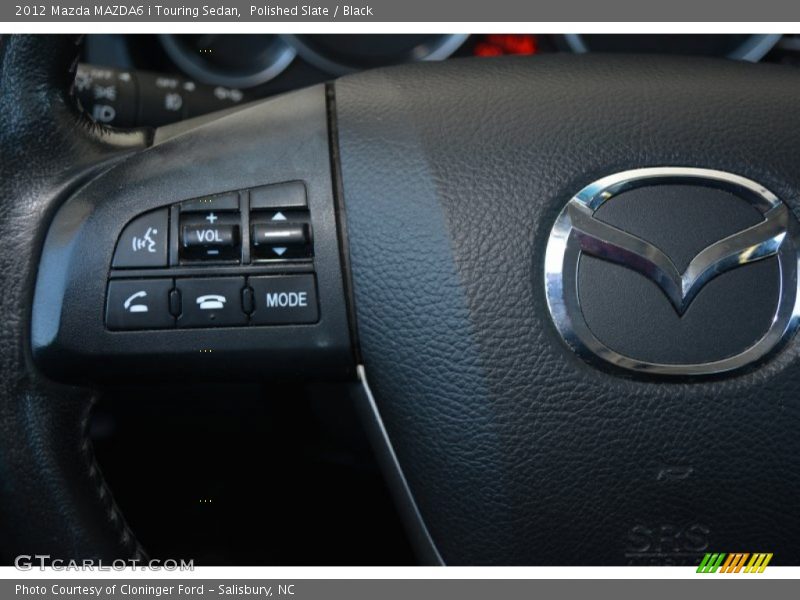 Polished Slate / Black 2012 Mazda MAZDA6 i Touring Sedan