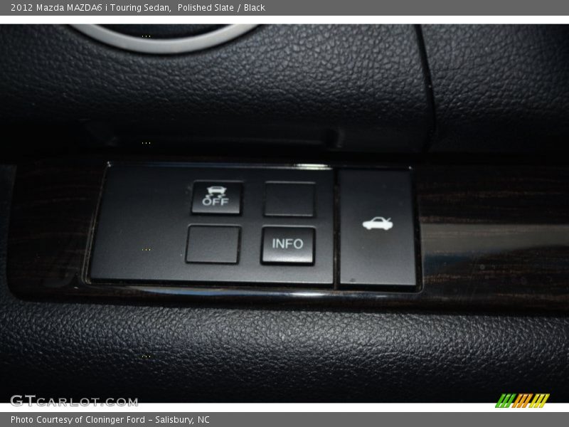 Polished Slate / Black 2012 Mazda MAZDA6 i Touring Sedan