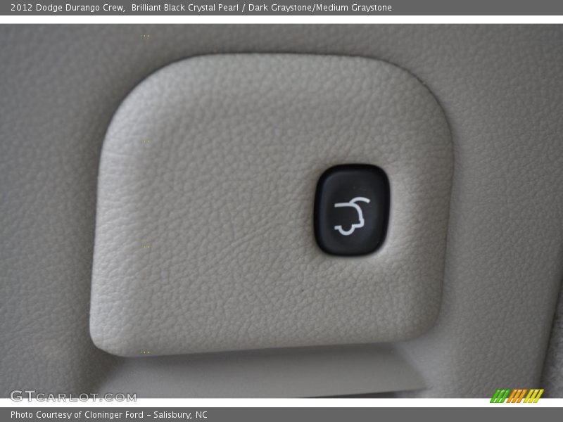 Brilliant Black Crystal Pearl / Dark Graystone/Medium Graystone 2012 Dodge Durango Crew