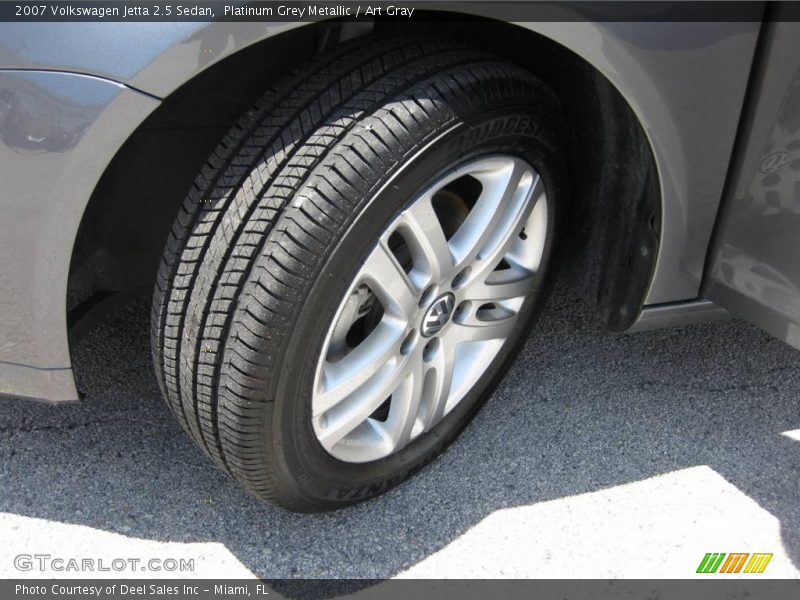 Platinum Grey Metallic / Art Gray 2007 Volkswagen Jetta 2.5 Sedan