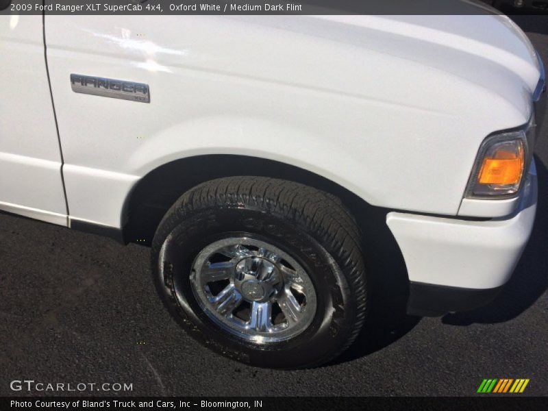 Oxford White / Medium Dark Flint 2009 Ford Ranger XLT SuperCab 4x4