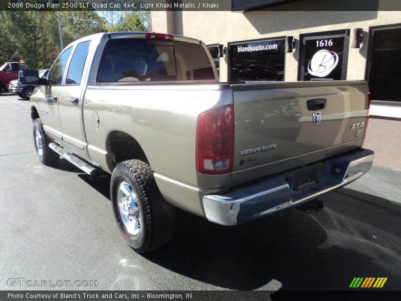 Light Khaki Metallic / Khaki 2006 Dodge Ram 2500 SLT Quad Cab 4x4