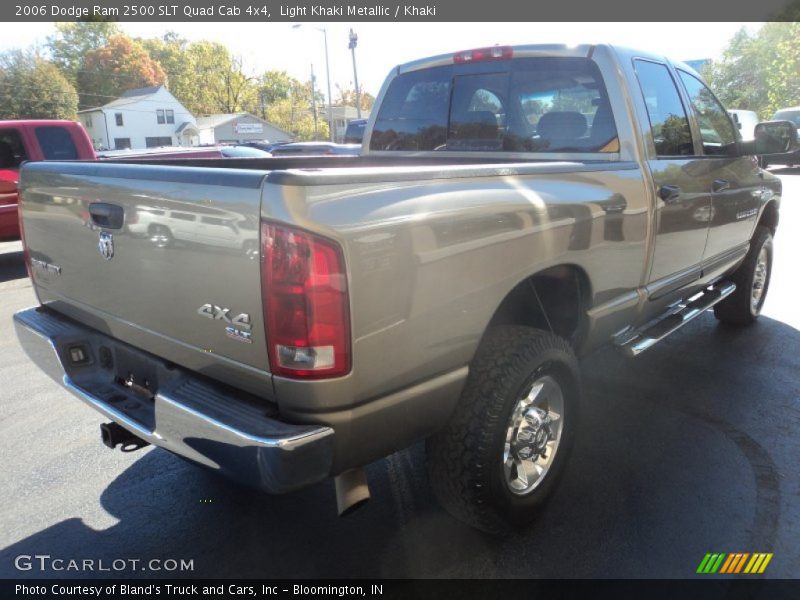 Light Khaki Metallic / Khaki 2006 Dodge Ram 2500 SLT Quad Cab 4x4