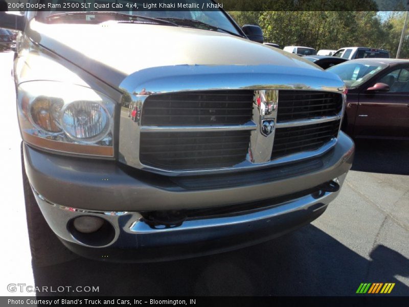 Light Khaki Metallic / Khaki 2006 Dodge Ram 2500 SLT Quad Cab 4x4