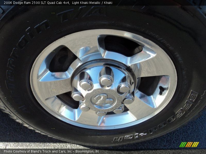Light Khaki Metallic / Khaki 2006 Dodge Ram 2500 SLT Quad Cab 4x4