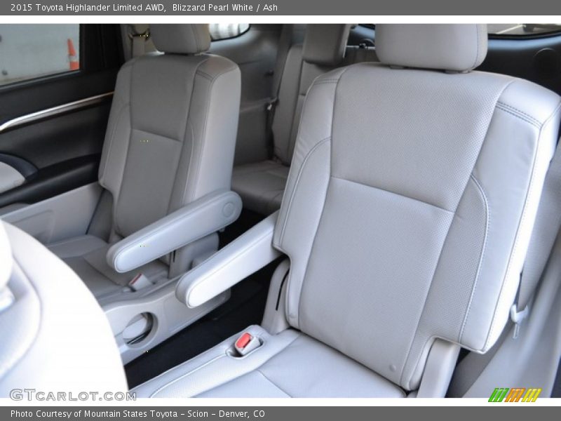 Blizzard Pearl White / Ash 2015 Toyota Highlander Limited AWD