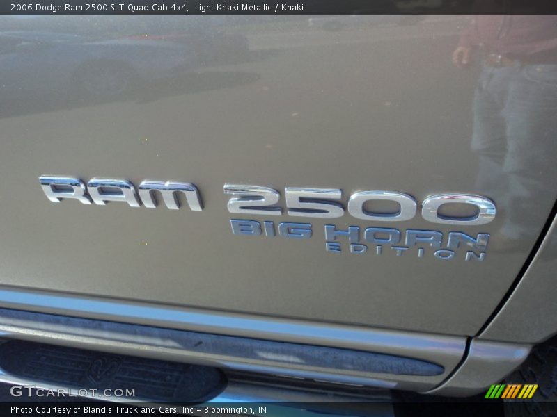 Light Khaki Metallic / Khaki 2006 Dodge Ram 2500 SLT Quad Cab 4x4
