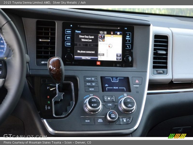 Silver Sky Metallic / Ash 2015 Toyota Sienna Limited AWD