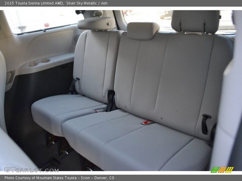 Silver Sky Metallic / Ash 2015 Toyota Sienna Limited AWD
